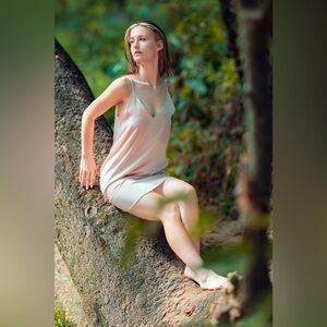 Slip, pink blush dress